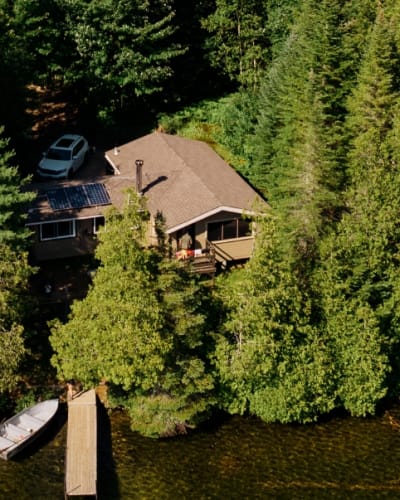 Cabins at parc national du Mont-Tremblant