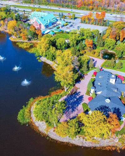 Aerial of Château Vaudreuil