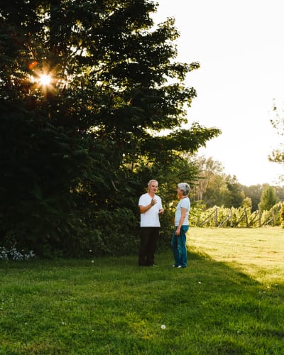 Clos de l'Orme Blanc : jardin