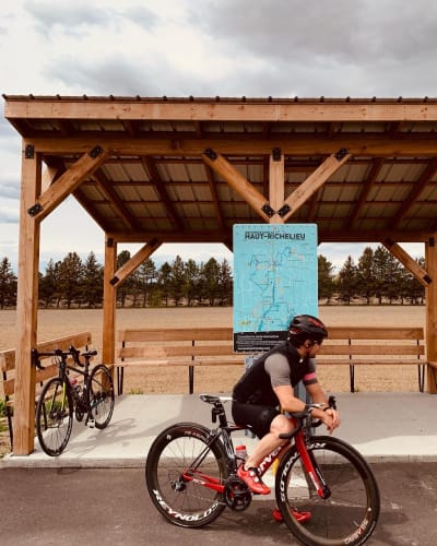 Pistes cyclables dans le Haut-Richelieu