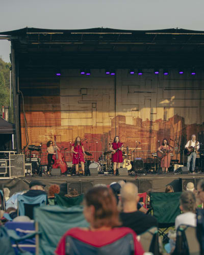 SuperFolk Morin-Heights Festival - An outdoor stage
