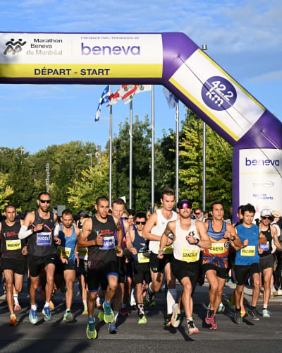 Marathon Beneva de Montréal - Marathon start