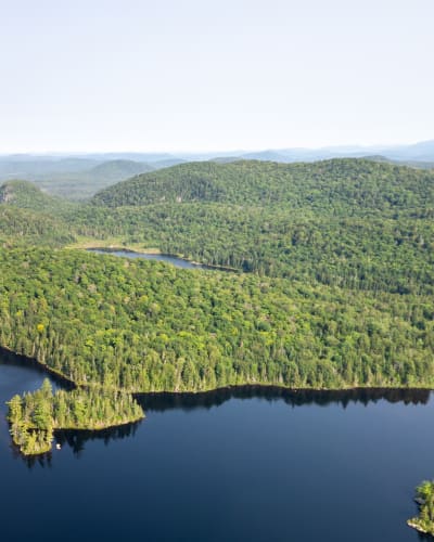 Parcs et réserves fauniques dans les Laurentides