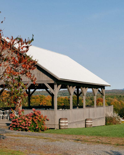 Val Caudalies, vignoble et cidrerie : terrasse