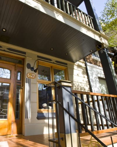 Exterior view of the 'À la Carte Bed & Breakfast' gîte