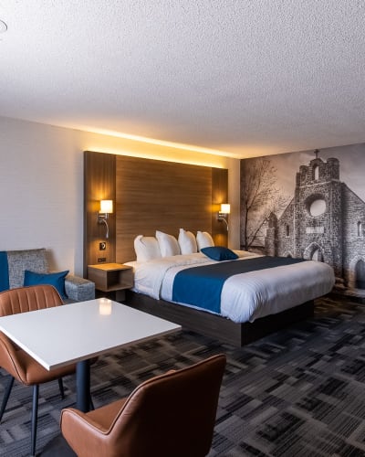 Chambre de l'Auberge L'Étape.