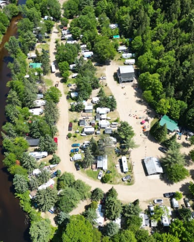 Camping Mastigouche - Aerial view