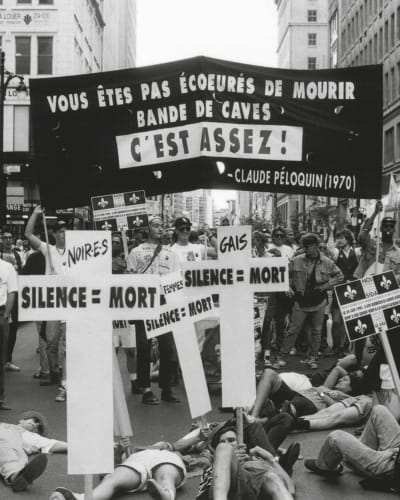 Active Grieving - The Aesthetic Activism of ACT UP Montréal.