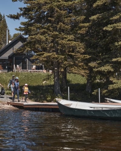 Chalets de la réserve faunique de Rimouski