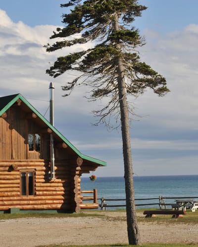 Chalet Chicotte au Parc national d'Anticosti.