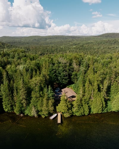 Cabins at parc national du Mont-Tremblant