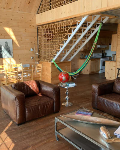 Intérieur de l'un des Chalets Minganie.