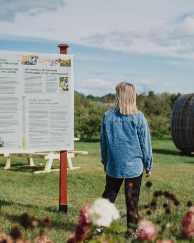 Cidrerie du Minot - Interpretive panels