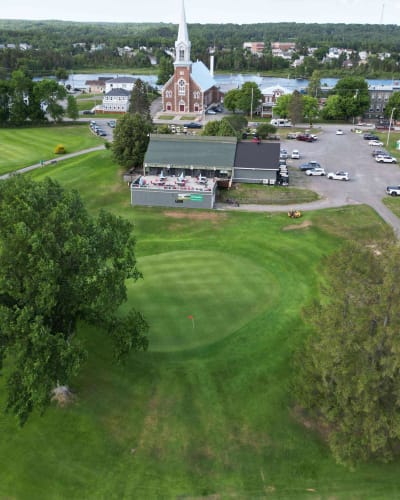 Vue aérienne du Club de golf Chandler.