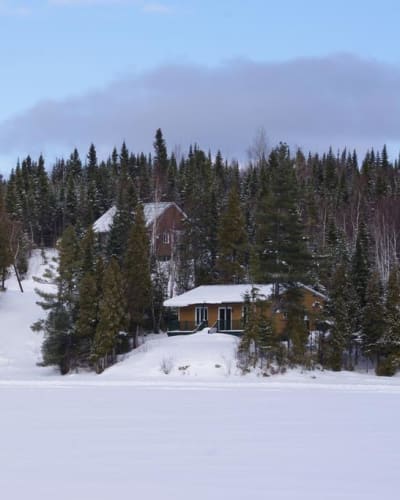Club Tadoussac in winter.