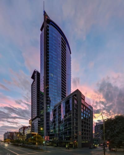 Façade du Courtyard by Marriott Montréal Centre-ville