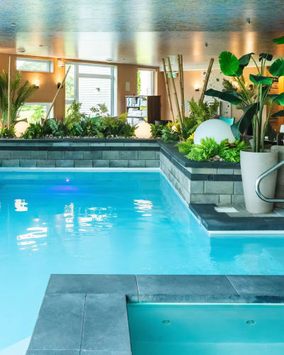 Piscine à l'Hôtel du Jardin.