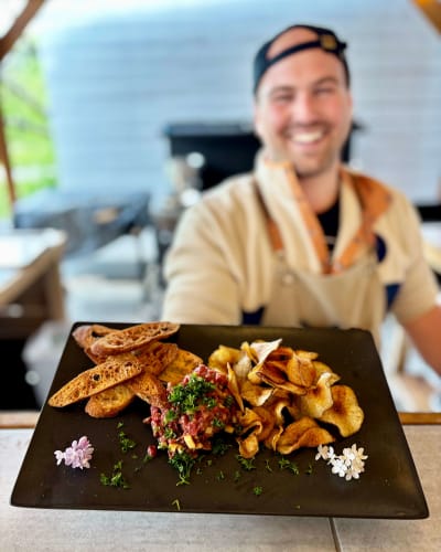 Plateau au bistro.