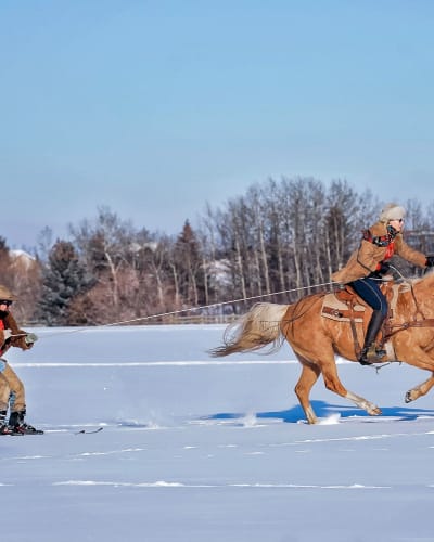 SKIJOERING de Mirabel.