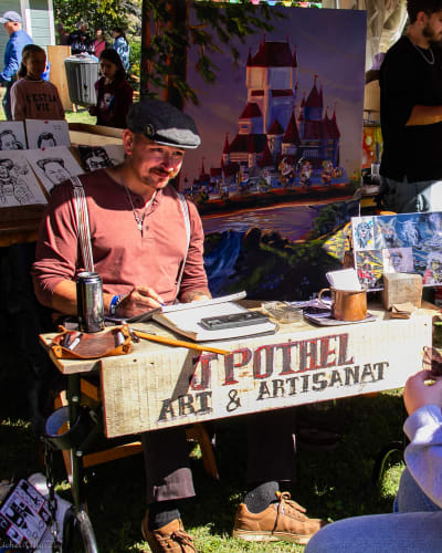 Artiste - Festival des artisans de Sainte-Marcelline-de-Kildare.