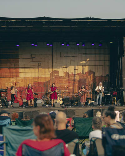 SuperFolk Morin-Heights Festival - An outdoor stage