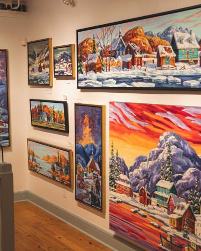 Galerie d'art Au P'tit Bonheur.