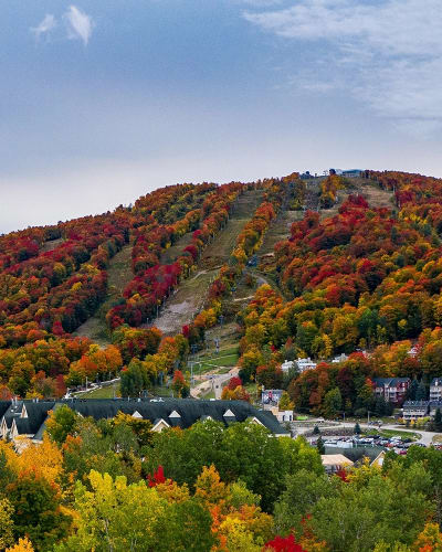 Automne à Bromont, montagne d'expériences.