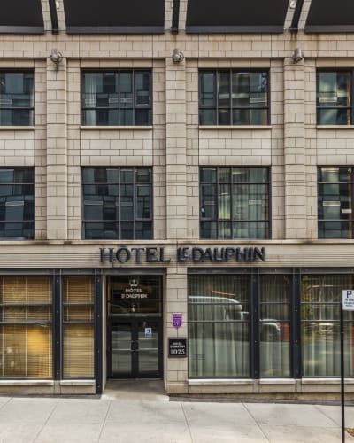 Hôtel Le Dauphin Montréal Centre-Ville - Facade