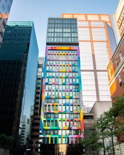 Hôtel Le Germain Montréal - Grande bâtisse colorée