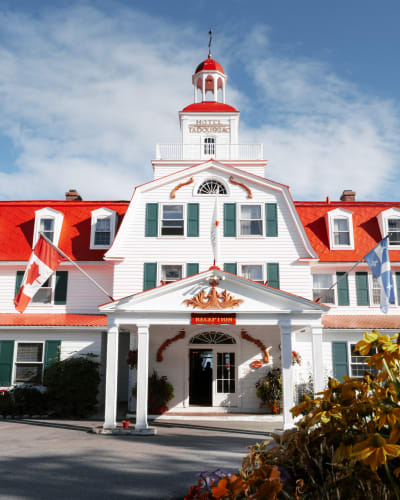 The Tadoussac hotel.