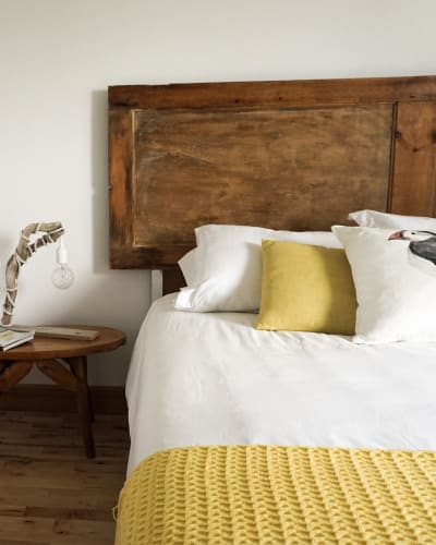 Bedroom at Auberge La Butte Ronde.