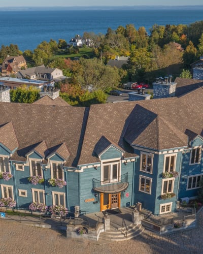 Aerial view of La Remontée Apartments-Hotel.
