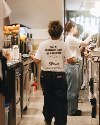 Employés du Le Albert.