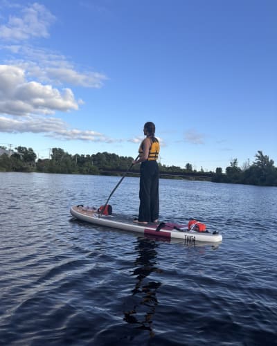Paddleboard at De la Lievre nautical center.