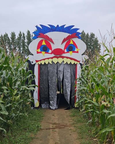 Labyrinthe hanté, Halloween.