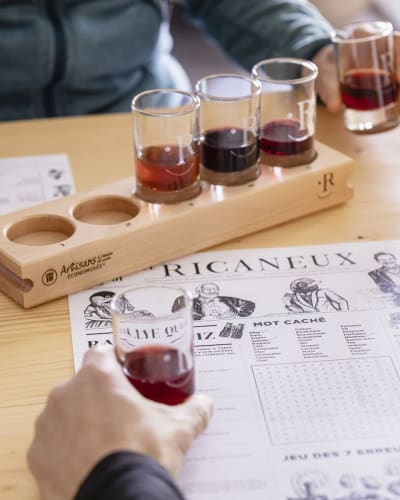 Le Ricaneux : dégustation. 