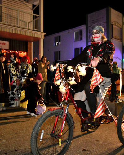 L'halloween à la Pocatière dans la rue.