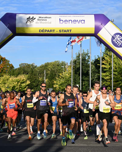Marathon Beneva de Montréal - Marathon start