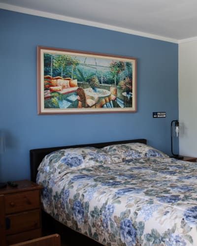 Chambre au Motel Le Marigot.