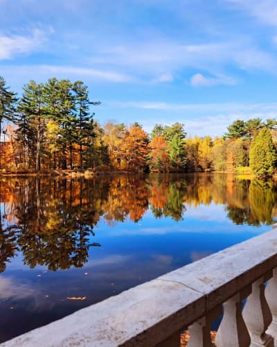 Domaine seigneurial Sainte-Anne en automne.
