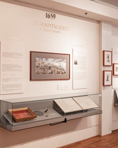 Exhibit at the Musée des Hospitalières des l'Hôtel-Dieu de Montréal.