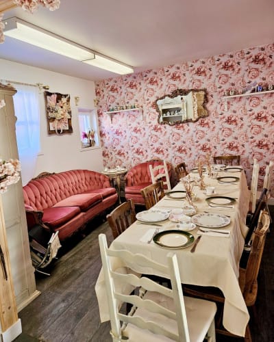 Salon de thé.