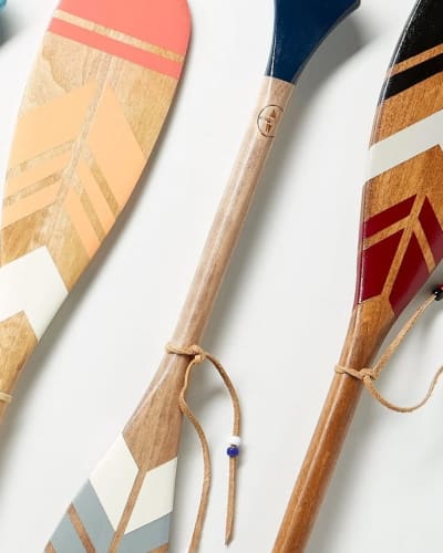 Pagaies peintes à la main de Onquata.