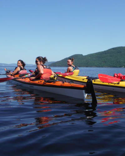 Fjord en Kayak