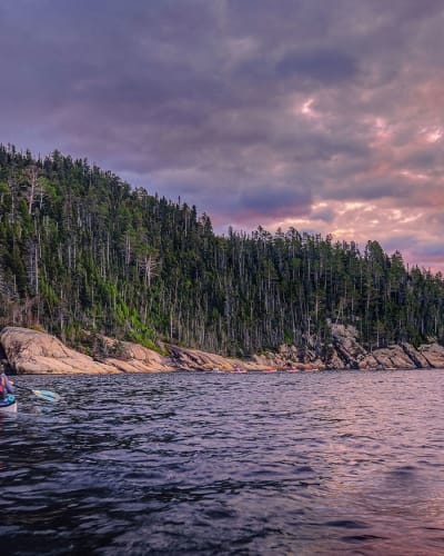Fjord en Kayak