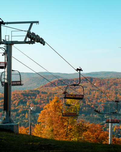 Sommet Saint-Sauveur fall foliage