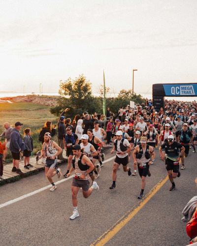 Start line of the Quebec Mega Trail.