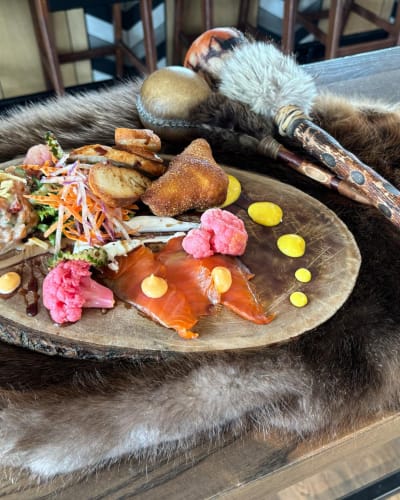 Dégustation sur planche, Restaurant Sagamité Wendake.