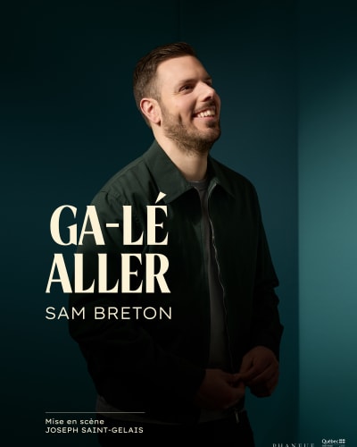 sam Breton en spectacle.