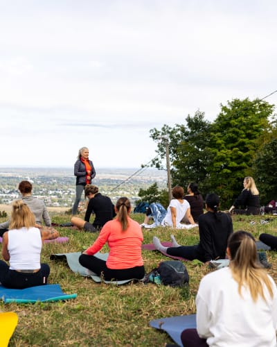 Hike & yoga lesson